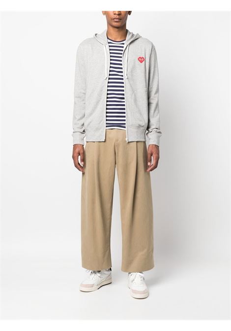 felpa con cappuccio e zip PLAY COMME DES GARCONS | Felpa | P1T3261